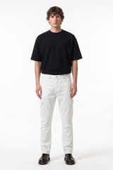 Men's Fall Side Pocket Slim Fit Cargo Jeans