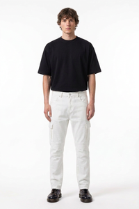 Men's Fall Side Pocket Slim Fit Cargo Jeans