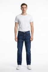 Men's Clean Classic Slim Fit Straight Leg Jeans