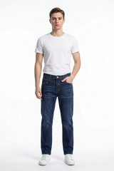 Men's Clean Classic Slim Fit Straight Leg Jeans