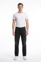 Men's Clean Classic Slim Fit Straight Leg Jeans