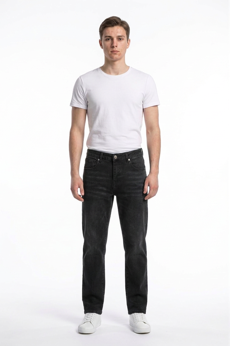 Men's Clean Classic Slim Fit Straight Leg Jeans