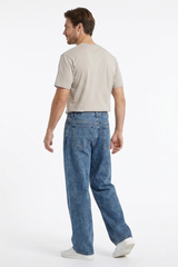 Men's Fall 100% Cotton Vintage Straight Leg Jeans