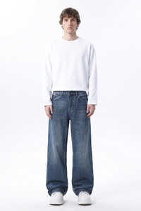 Men's Classic Washed Relaxed Straight Leg Jeans