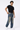 Men's Dirty Wash Graffiti Straight Leg Jeans