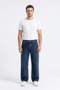 Men's Vintage Wash Straight Leg Jeans