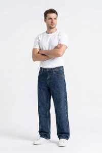 Men's Vintage Wash Straight Leg Jeans