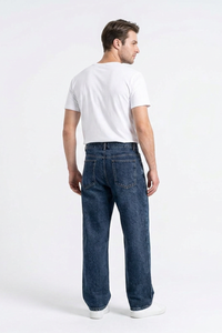 Men's Vintage Wash Straight Leg Jeans