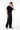 Men's Raw Black Relaxed Straight Leg Jeans