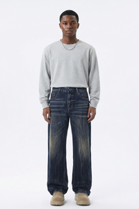 Men's Relaxed Wash Straight Leg Jeans
