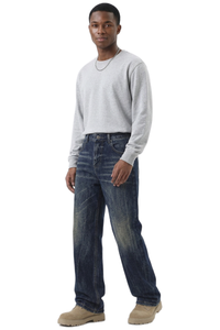Men's Relaxed Wash Straight Leg Jeans
