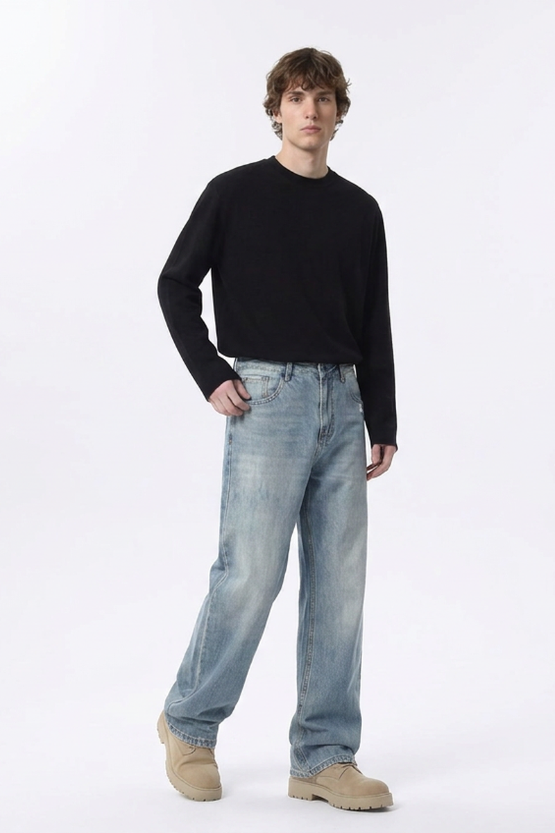 Men's Fall Blend Relaxed Straight Leg Jeans