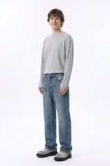 Men's Wash Blend Relaxed Straight Leg Jeans