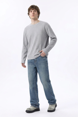 Men's Wash Blend Relaxed Straight Leg Jeans