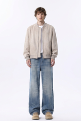 Men's Vintage Wash Relaxed Straight Leg Jeans