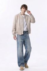 Men's Vintage Wash Relaxed Straight Leg Jeans