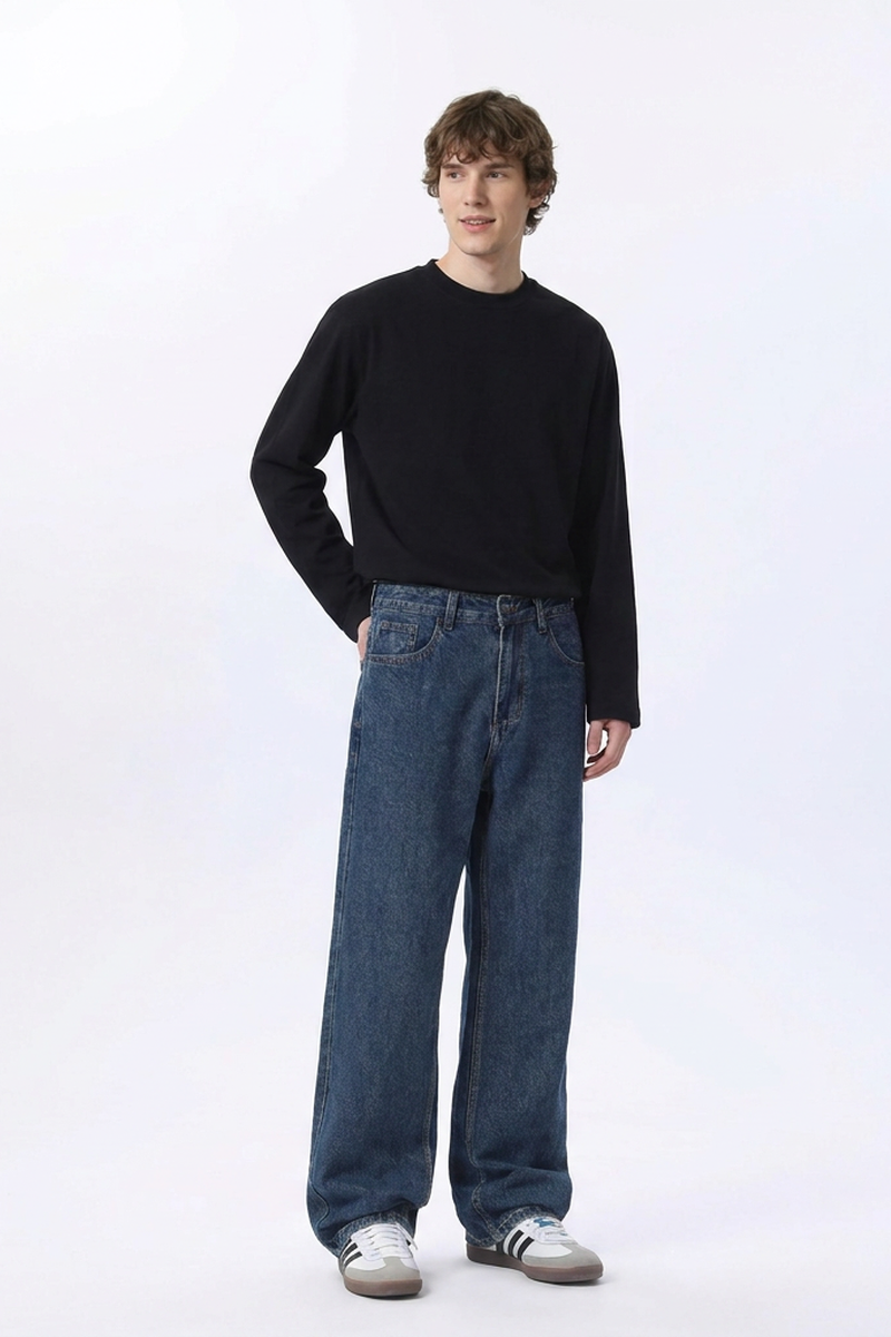 Men's Fall Relaxed Straight Leg Jeans