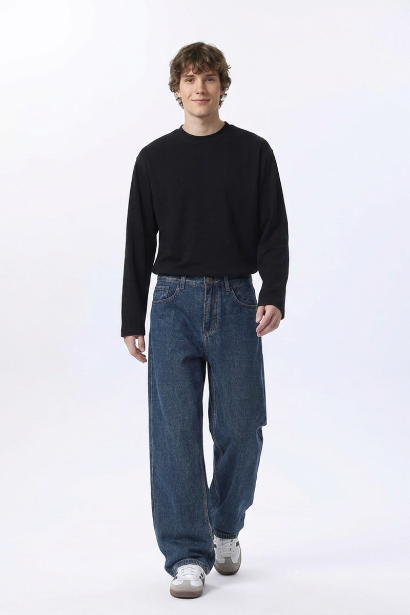 Men's Fall Relaxed Straight Leg Jeans