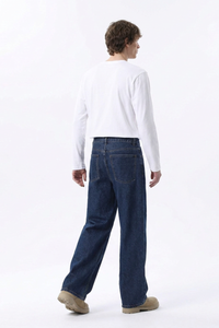Men's Classic Drape Wide Leg Jeans