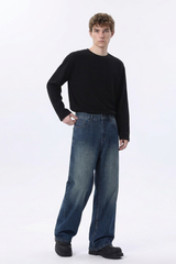 Men's Soft Drape Relaxed Wide Leg Jeans