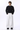 Men's Fall 100% Cotton  Clean White Loose Fit Wide Leg Jeans
