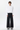 Men's 100% Cotton Pure Black Wash Loose Fit Wide Leg Jeans