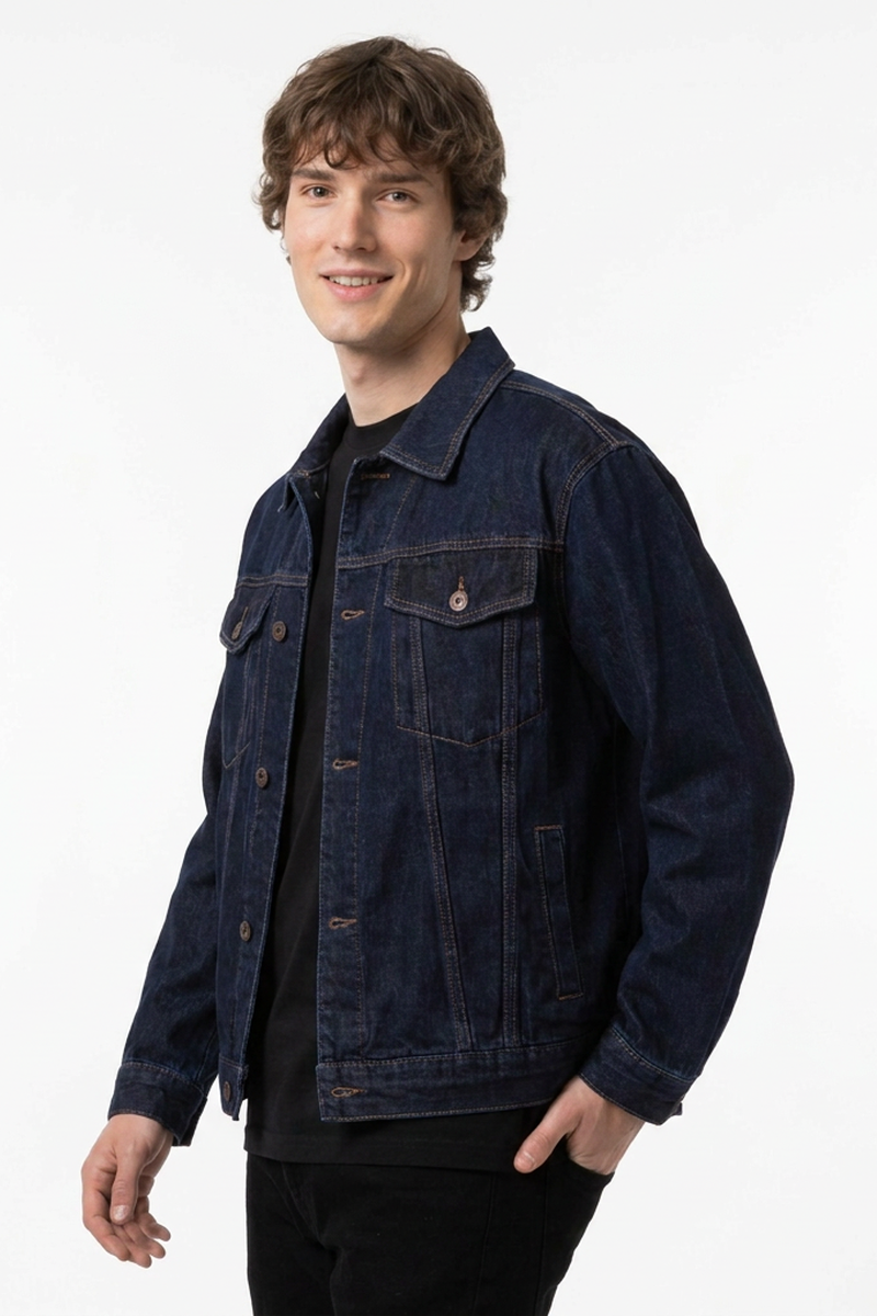 Men's Classic Wash Denim Trucker Jacket