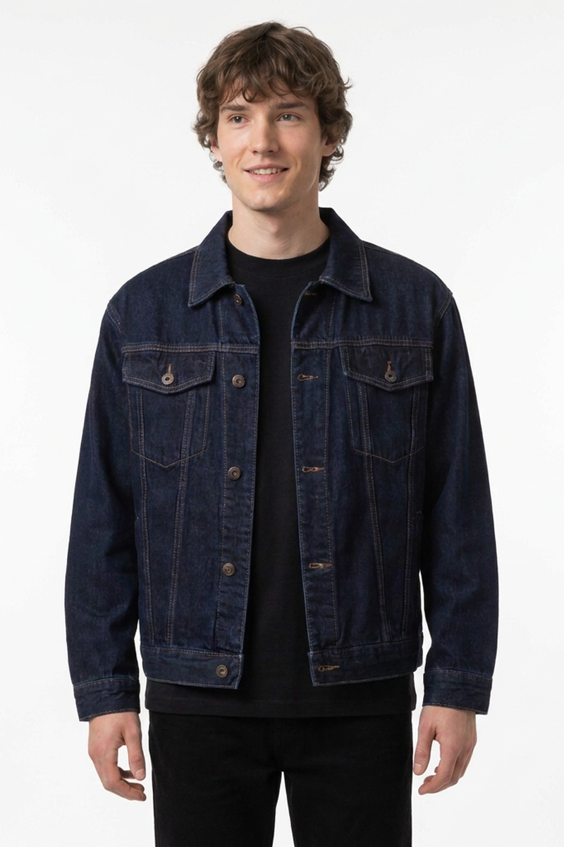 Men's Classic Wash Denim Trucker Jacket