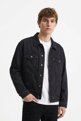 Men's Classic Black Denim Jacket