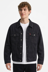 Men's Classic Black Denim Jacket