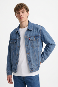 Men's Classic Washed Blue Denim Jacket