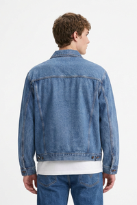 Men's Classic Washed Blue Denim Jacket
