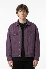 Men's 100% Cotton Vintage Wash Heavyweight  Denim Jacket