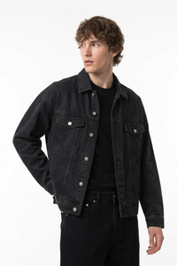Men's 100% Cotton Vintage Wash Heavyweight  Denim Jacket