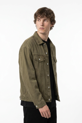 Men's 100% Cotton Vintage Wash Heavyweight  Denim Jacket