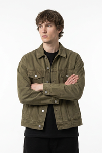 Men's 100% Cotton Vintage Wash Heavyweight  Denim Jacket
