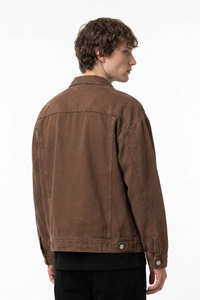 Men's 100% Cotton Vintage Wash Heavyweight  Denim Jacket