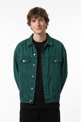 Men's 100% Cotton Vintage Wash Heavyweight  Denim Jacket