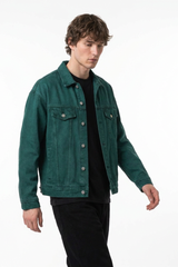Men's 100% Cotton Vintage Wash Heavyweight  Denim Jacket
