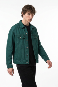 Men's 100% Cotton Vintage Wash Heavyweight  Denim Jacket