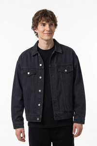 Men's 100% Cotton Vintage Wash Heavyweight  Denim Jacket