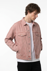 Men's 100% Cotton Vintage Wash Heavyweight  Denim Jacket