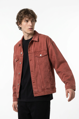 Men's 100% Cotton Vintage Wash Heavyweight  Denim Jacket