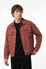 Men's 100% Cotton Vintage Wash Heavyweight  Denim Jacket
