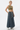 Women's Vintage Wash Drawstring Denim Maxi Skirt