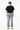 Men's Vintage Wash Ripped Relaxed Fit Straight-Leg Jeans