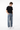 Men's Vintage Wash Loose Straight-Leg Jeans