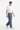 Men's Vintage Blue Straight-Leg Denim Jeans