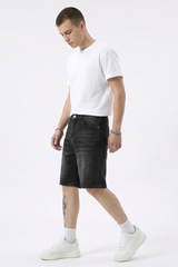Men's Vintage Washed Casual Denim Shorts