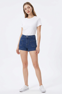 Women's Summer Multi-Pocket Slim Fit Denim Shorts